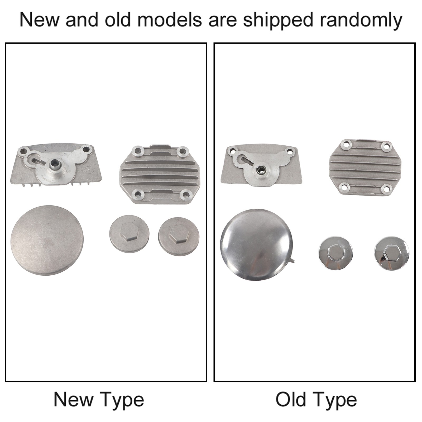 5pcs Aluminum Alloy Cylinder Head Cover Sets For 70cc 90cc 110cc ATV Quad 4