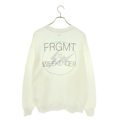 Sequel x Fragment Design WEEKEND Logo Print Sweatshirt Mens Sequel x Fragment Design WEEKEND Logo Print Sweatshirt Mens