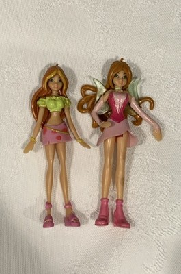 2004 Winx Club Vintage 3  Doll  Flora & Flora Fairy Doll Set