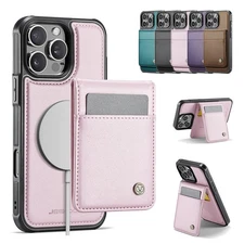 Detachable Wallet Case For iPhone 17 Pro Max Air 16 15 14 13 12 Magnetic Cover