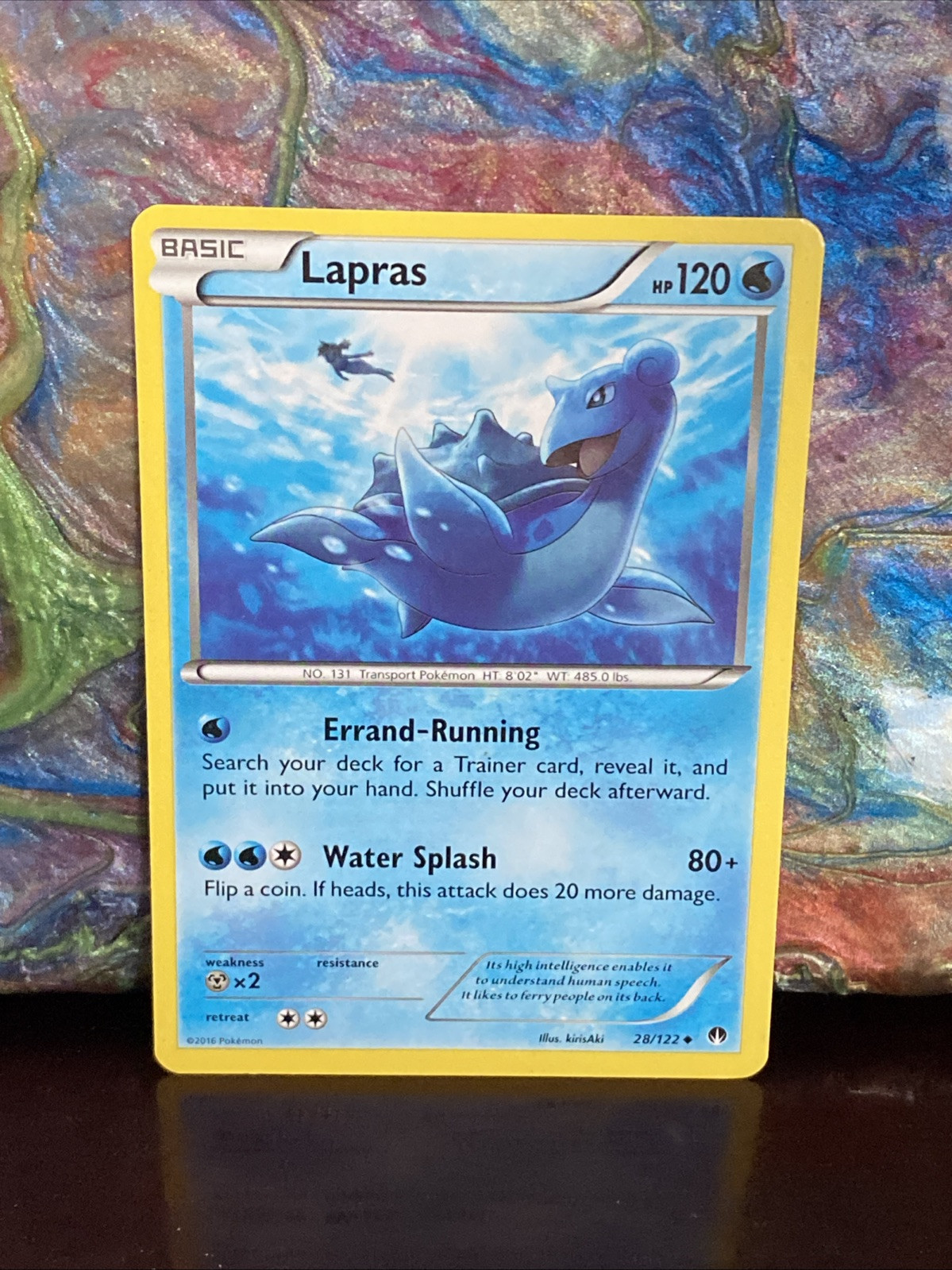 Lapras 28/122 Breakpoint Regular. Pokemon TCG CARD