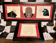 4 Framed 1997 Spawn HBO Series Original Animation Sketches/cells Todd McFarlane
