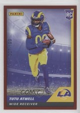 2021 Panini NFL Sticker & Card Collection Red 7/199 Tutu Atwell #94 12z3