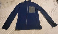 LL Bean Fleece Jacket Men's Small S Dark Blue Full Zip Up Comfy Easy Casual