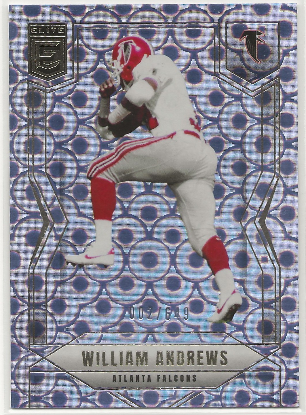 2025 Donruss Elite #60 William Andrews Lavender Pyramids #/649