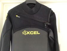 Wetsuit full length mens black large front zip 3/2mm