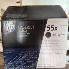 HP 55X CE255XD Black Toner Cartridge