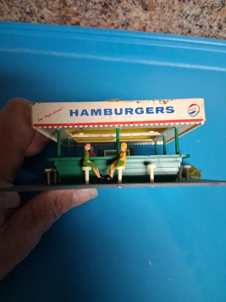 Atlas HO REFRESHMENT STAND With People Already Made - Image 4 of 4