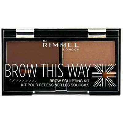 Ge Rimmel Brow This Way Augenbrauen Palette Wachs+Puder 002