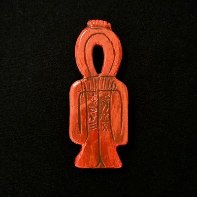 1:1 Museum Replik Ägyptisches Artefakt Tyet Tjet Thet Knoten Isis Amulett Anhänger