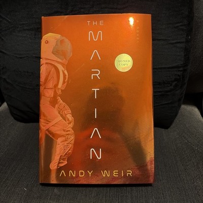 Signed Andy Weir Book The Martian Deluxe US Edition AUTOGRAPHED New