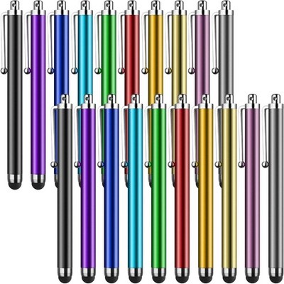 20-Pack Universal Stylus Pens for All Touchscreens - Ultra-Sensitive & Stylish