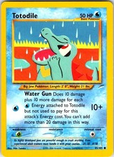 Pokemon | Neo Destiny | Totodile | 085/105 | Unlimited | LP