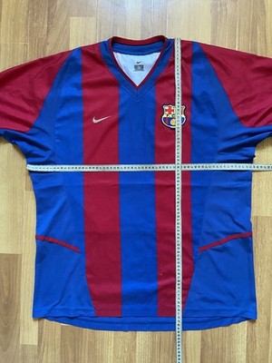 BARCELONA 2002 2003 HOME FOOTBALL SHIRT SOCCER JERSEY NIKE 184633