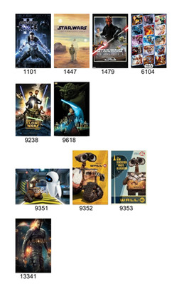 Poster 22 x 34 Movie - Star Wars, Wall E & Jupiter Ascending. You Pick!