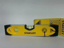 StanleyMagnetic Torpedo Level -- High Impact Resistant 43-511 3 BUBBLE VIAL