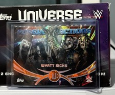 Wyatt Sicks [Orange Warp] FFA-5 (2025 WWE Topps Universe Forever Factions) #6/25