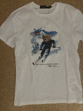 Polo Bear Ralph Lauren Tshirt Weiß Neu mit E...