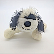 Webkinz Ganz Cheeky Dog HM192 B W Black White Plush Stuffed Animal Toy No Code