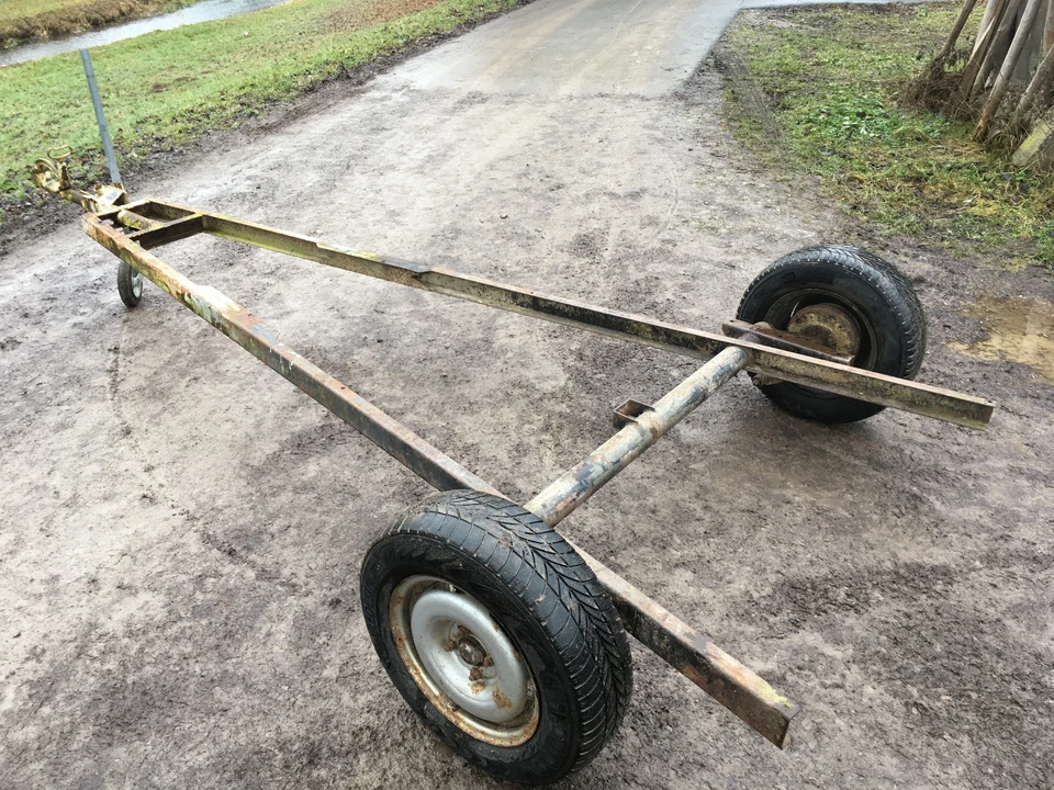 Pkw Anhänger Fahrgestell Rahmen Unterbau Oldtimer Kupplung Winterhoff Ernst Hahn - Bild 3 von 4
