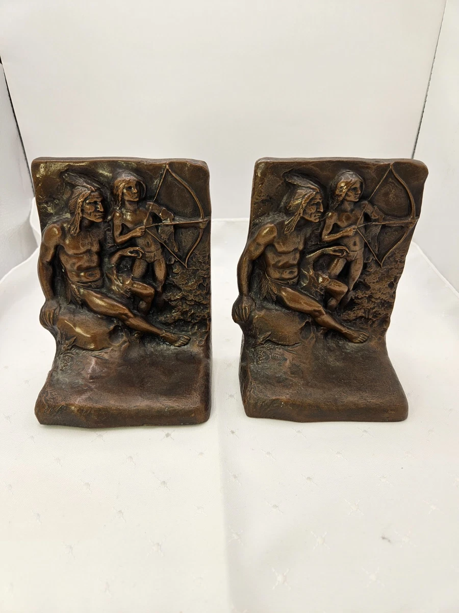 Antique Indian Bookends In Antique Metalware for sale | eBay