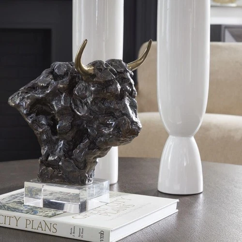 Uttermost 18148 Bison 13.25 X 11 inch Sculpture - Picture 7 of 7