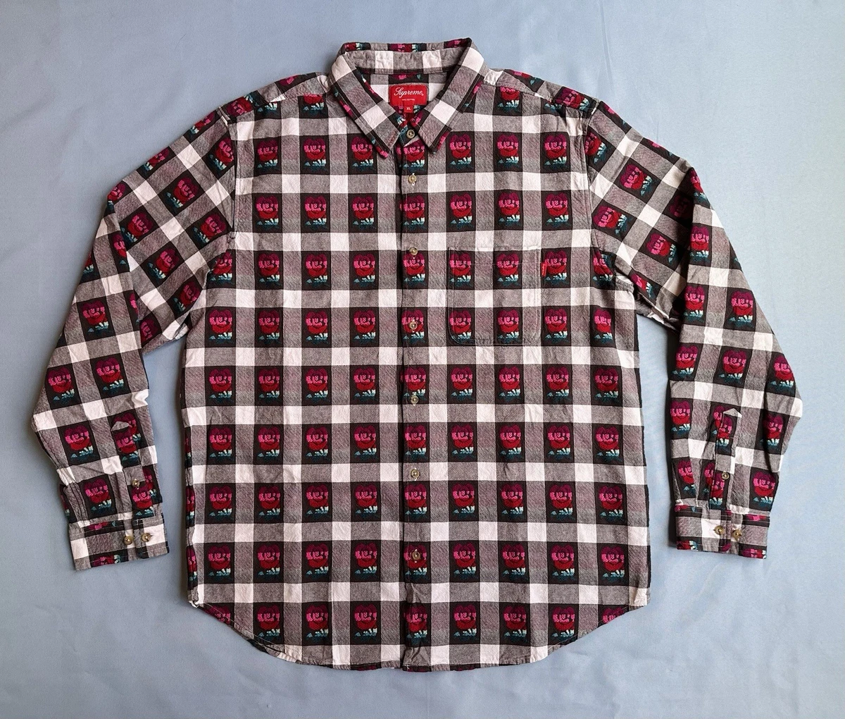 Supreme Floral Button-Up Casual Button-Down Shirts for Men for