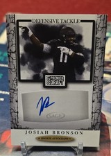 2021 Sage Premier Draft - Autographs Josiah Bronson #A120 (AU, RC)
