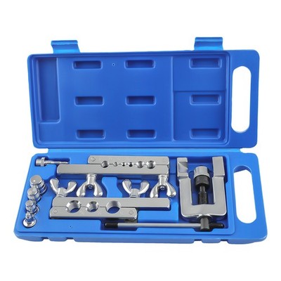 Professional Tube Flaring Tool Set 45° Flare Cone Swaging Kit 1/8-3/4 inch Neu