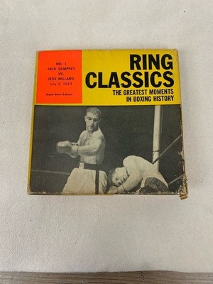 Ring Classics No. 1 Jack Dempsey vs. Jess Willard Super 8mm Film Reel