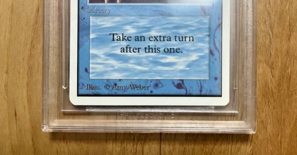 MTG Time Walk BGS 9 Alpha Beta Dual Power Nine 2nd Edition Old School Vintage - Image 4 of 4