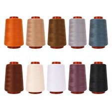 Sewing Thread Set, All Purpose Sewing Thread 40wt, 10 Spools Assorted Colors ...
