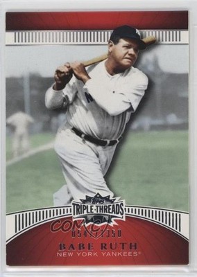 2010 Topps Triple Threads 547/1350 Babe Ruth #36 HOF nd3