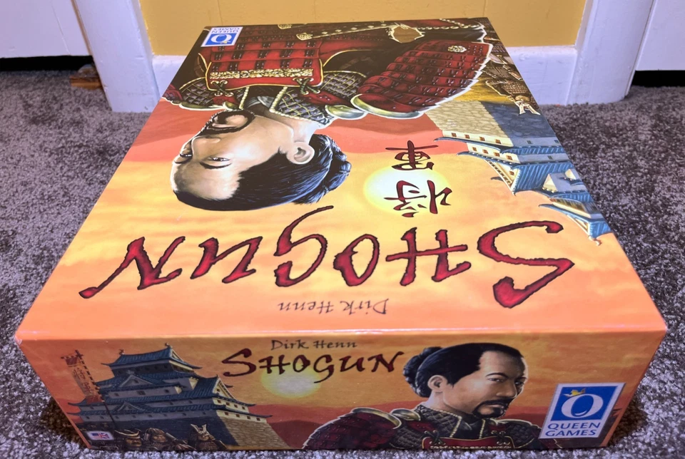 Shogun 2006 Board Game Queen Games -Cards still sealed, missing 1 temple & Chest - Image 4 of 4