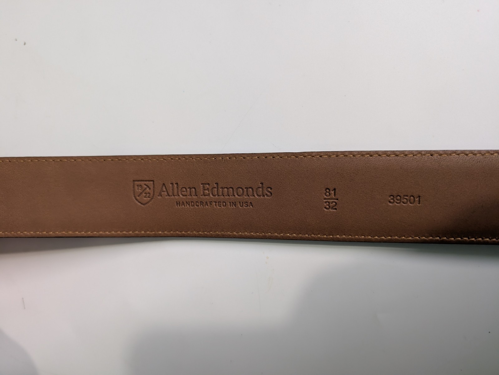 Allen Edmonds 39501 Black Leather Basic Dress Bel… - image 6