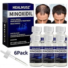 6 Pack Minoxidil 5 Extra Strength Men Hair Regrowth Treatment 6 Month Supply
