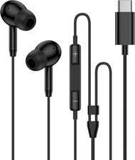 Samsung USB C Headphones Wired Earbuds for Galaxy S25 Ultra S24 Ultra S25 FE S23