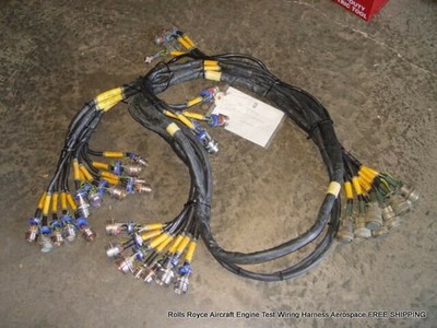 Rolls Royce Aircraft Engine Test Wiring Harness Aerospace 757 FREE SHIPPING