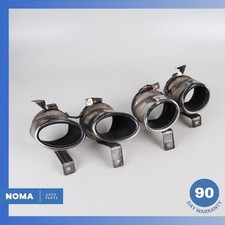 15-20 Hyundai Dh Genesis Rear Left Right Exhaust Muffler Pipe End Tip Set Oem 15-20 Hyundai Dh Genesis Rear Left Right Exhaust Muffler Pipe End Tip Set Oem