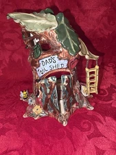 Blue Sky Clayworks Dads Tool Shed Tea Light Candle Rare Heather Goldminc