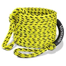 Boat Tow Rope 60ft 3-6K, Floating Ropes for Towable 3K 3K Yellow