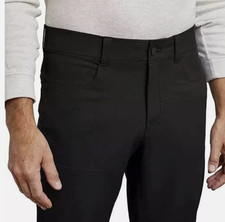 Kirkland Signature Men  s Stretch Tech Pant Black Brown 36x29 40x29