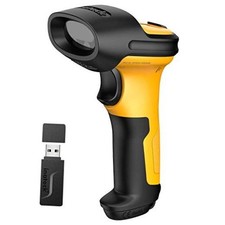 Barcode Scanner, Wireless Scanner, 2.4 GHz Adapter, 2600mAh Battery, Pro 6 -