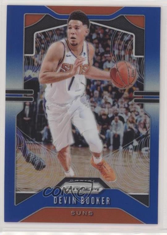 2019-20 Panini Prizm Blue Prizm 164/199 Devin Booker #67 on6