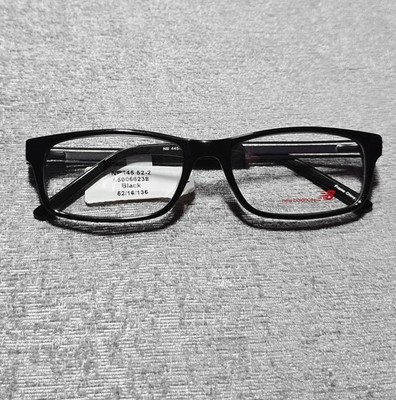 New Balance NB455 52-2 Black Eyeglasses Frames (NWT) 52-16-135
