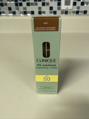 Clinique UV Solutions Brightening Tinted Sunscreen Broad Spectrum SPF 50 Deep