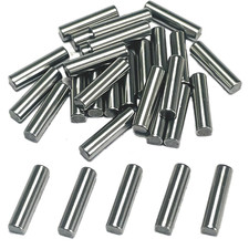 30PCS 1/8 x 1/2 Dowel Pins,1/8 inch x 1/2 inch Metal Dowel pins,Shelf Pegs,Suppo