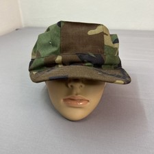 US Military BDU Woodland Camp Type II Patrol Cap Large Propper 96 RipStop 50/50