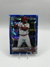 2021 Bowman Chrome Draft Sapphire Edition - Malcom Nunez #BDC-56 Cardinals