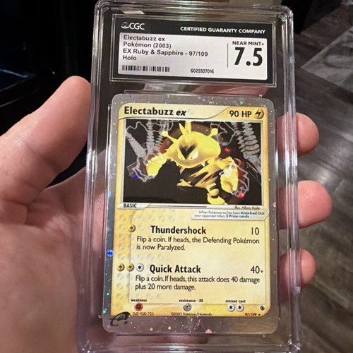 Electabuzz ex graded CGC 7.5 for sale on eBay